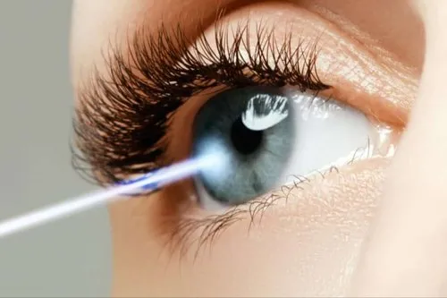 Laser eye surgery for eyesight