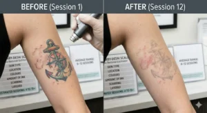 Tattoo Removal Before and After: Realistic Expectations