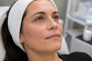 real under eye wrinkles patient clinic consultation