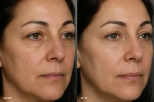 ChatGPT Image Jun 10 2026 01 34 17 AM before after under eye wrinkles treatment real result