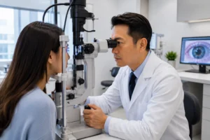 ChatGPT Image Jul 19 2026 12 46 02 AM Eye pressure test performed by a board-certified
ophthalmologist at LeeVision in Flushing Queens NYC