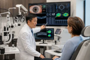 ChatGPT Image Jul 26 2026 05 13 40 AM Comprehensive cataract evaluation before multifocal intraocular lens surgery at LeeVision