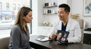 Facial aesthetics consultation with Dr. David H. Lee