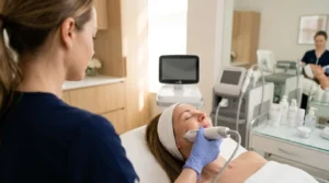 Non-surgical facial skin tightening treatment 