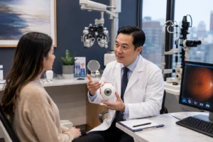 Comprehensive ophthalmology examination at an eye clinic in Queens NY 