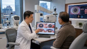ChatGPT Image Aug 11 2026 11 05 42 PM Cataract surgery procedure laser consultation with an ophthalmologist