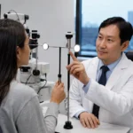 Eye exercises for double vision, eye exercises to improve vision and eye exercises to improve eyesight during an ophthalmology consultation