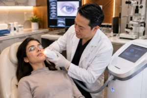 ChatGPT Image Aug 7 2026 01 12 58 AM Advanced IPL treatment for meibomian gland dysfunction at LeeVision eye clinic.