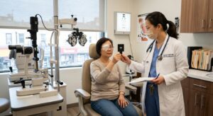 Eye training exercises for improving visual coordination